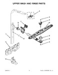 Diagram for 07 - Upper Wash And Rinse Parts