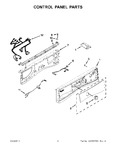 Diagram for 03 - Control Panel Parts