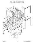 Diagram for 05 - Tub And Frame Parts