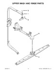 Diagram for 07 - Upper Wash And Rinse Parts