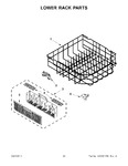 Diagram for 10 - Lower Rack Parts