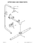 Diagram for 07 - Upper Wash And Rinse Parts