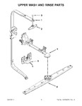 Diagram for 07 - Upper Wash And Rinse Parts