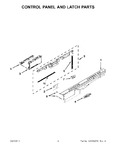 Diagram for 02 - Control Panel And Latch Parts