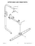 Diagram for 07 - Upper Wash And Rinse Parts