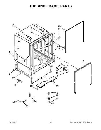 Diagram for WDT790SAYW2