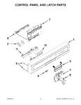 Diagram for 02 - Control Panel And Latch Parts