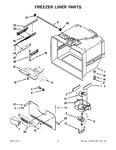 Diagram for 02 - Freezer Liner Parts