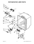 Diagram for 03 - Refrigerator Liner Parts