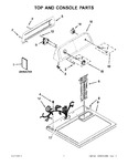 Diagram for 01 - Top And Console Parts