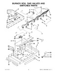 Diagram for 02 - Burner Box, Gas Valves And Switches Parts