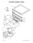 Diagram for 01 - Top And Console Parts