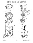 Diagram for 03 - Motor, Basket And Tub Parts