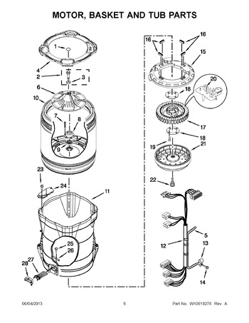 Diagram for WTW8540BC0