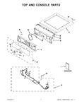 Diagram for 01 - Top And Console Parts