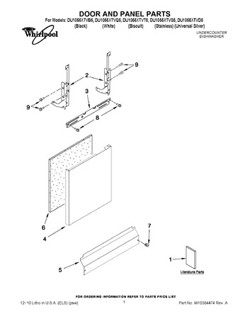 Diagram for DU1055XTVS5