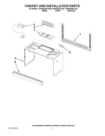 Diagram for YWMH2205XVQ0