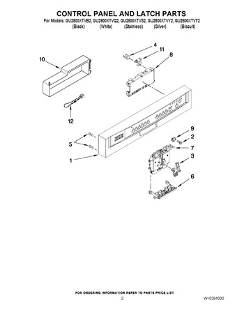 Diagram for GU2800XTVB2