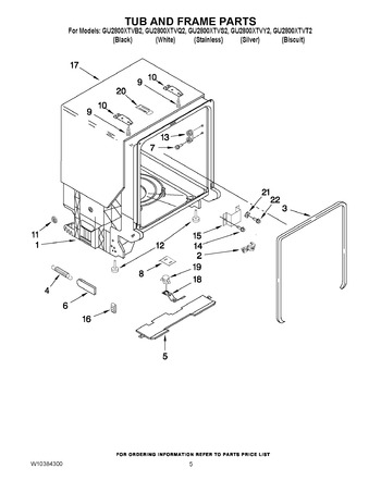 Diagram for GU2800XTVB2