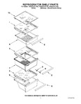 Diagram for 03 - Refrigerator Shelf Parts