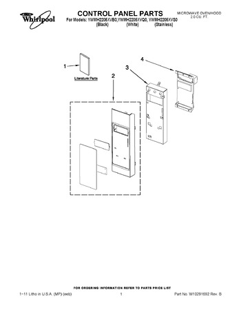 Diagram for YWMH2205XVB0