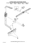 Diagram for 07 - Upper Wash And Rinse Parts