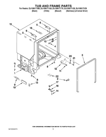 Diagram for DU1055XTVS5