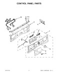 Diagram for 03 - Control Panel Parts