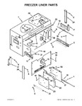 Diagram for 04 - Freezer Liner Parts