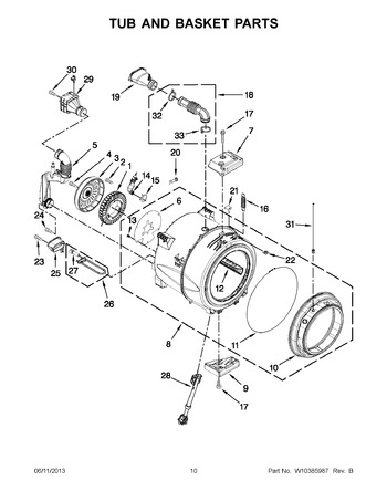 Diagram for WFW95HEXW1