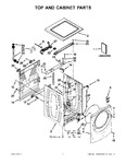 Diagram for 01 - Top And Cabinet Parts