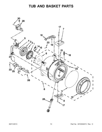 Diagram for WFW94HEXW0