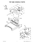 Diagram for 01 - Top And Console Parts