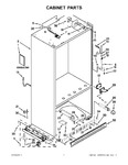 Diagram for 01 - Cabinet Parts