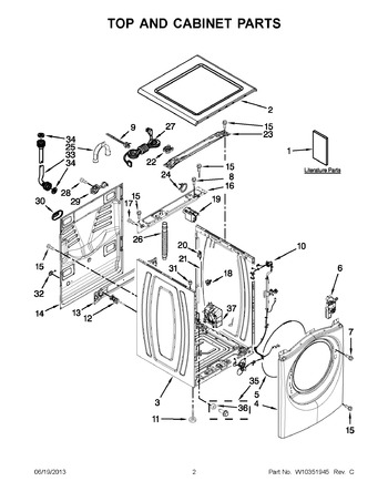 Diagram for WFW95HEXW0