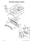 Diagram for 01 - Top And Console Parts