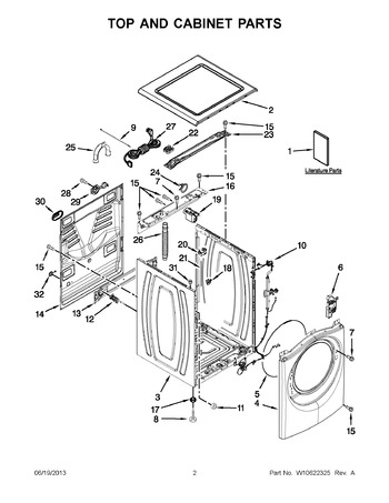 Diagram for WFW86HEBW1