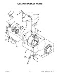 Diagram for 05 - Tub And Basket Parts