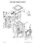 Diagram for 01 - Top And Cabinet Parts