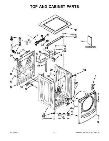 Diagram for WFW95HEXR2