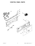 Diagram for 03 - Control Panel Parts