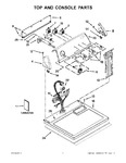 Diagram for 01 - Top And Console Parts