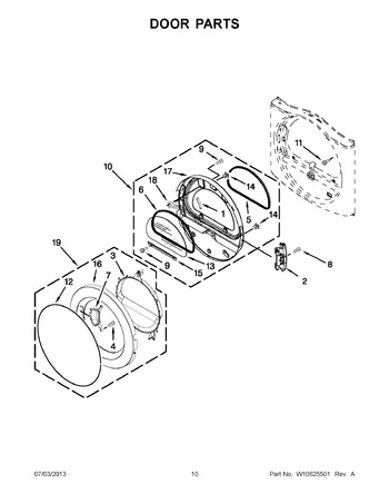 Diagram for WGD9050XW3