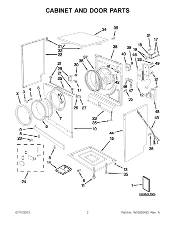 Diagram for WED7500VW1