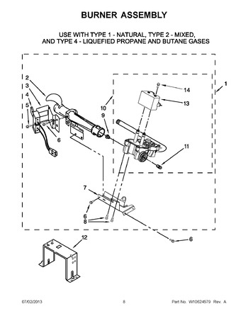 Diagram for CGD126SBW0