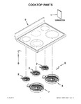 Diagram for 01 - Cooktop Parts