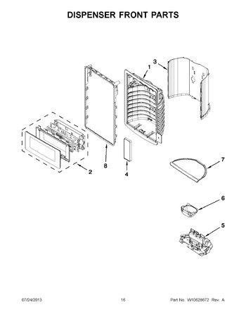 Diagram for WRF989SDAW02