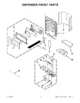 Diagram for 08 - Dispenser Front Parts