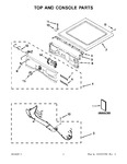 Diagram for 01 - Top And Console Parts