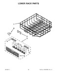 Diagram for 11 - Lower Rack Parts